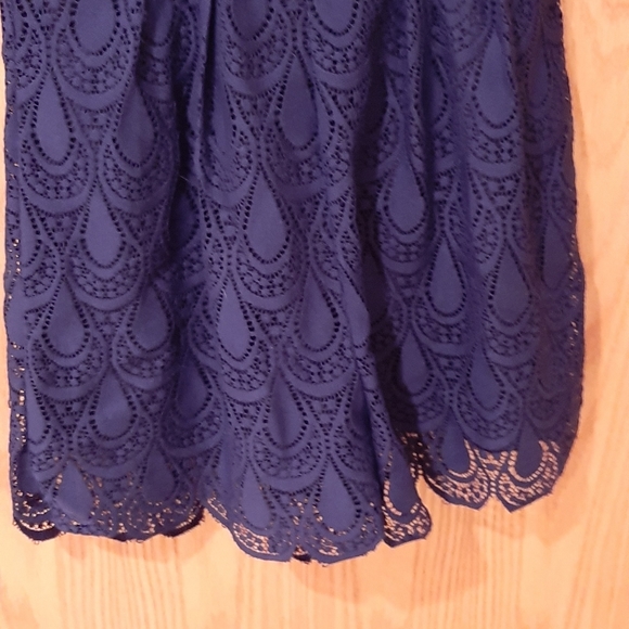 Francesca's BLUE Skort Dress Size Med - Picture 4 of 7